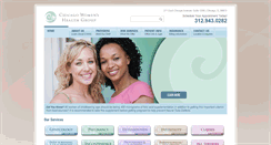 Desktop Screenshot of chicagowomenshealthgroup.com